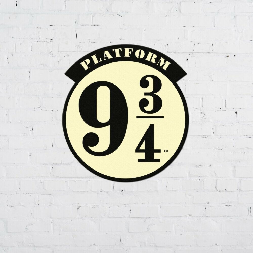 Копия таблички Sihir Dukkani Harry Potter - Platform 9 3/4 - фотография № 1