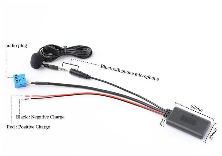 Bluetooth AUX для Volkswagen (с микрофоном) Bluetooth для RCD 300 RCD 310 RCD 510 RCD 210 RNS 310 RNS 510