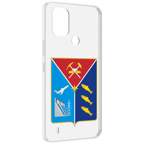Чехол MyPads герб-магаданская-область для Nokia C31 задняя-панель-накладка-бампер