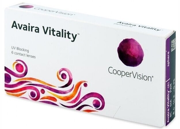 Контактные линзы Cooper Vision Avaira Vitality (6 pk) Двухнедельные, -8.50 / 14.5 / 8.4, 6 шт.