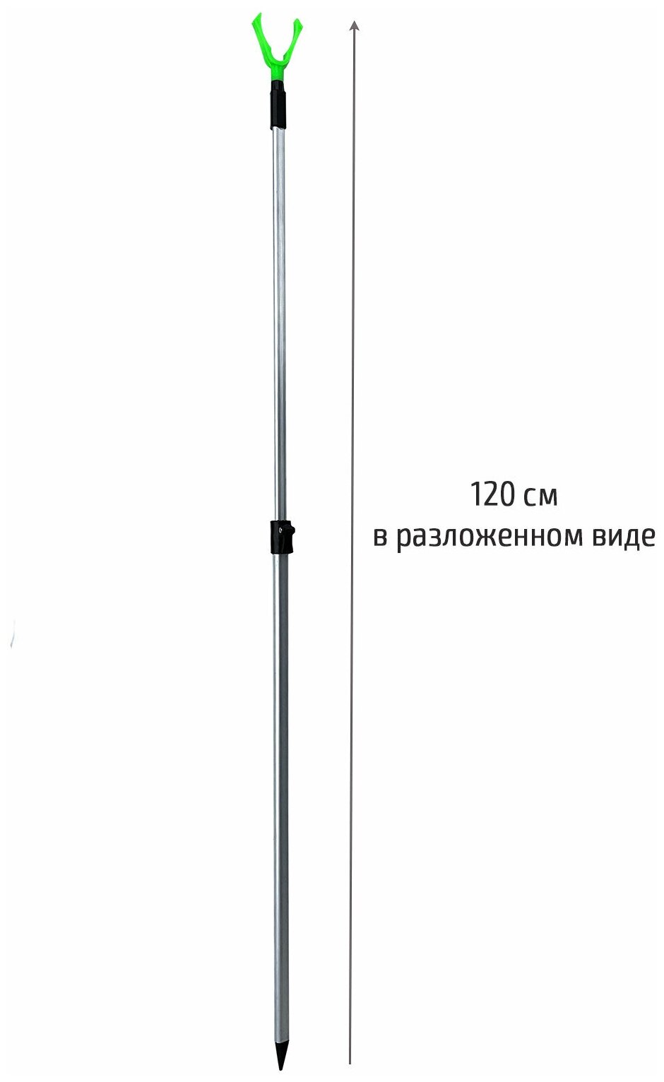 Подставка для удочки телескопическая / Держатель удилища береговой алюминиевый 12 метра 2 