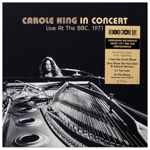 Sony Music Carole King / Carole King In Concert Live at the BBC, 1971 (LP) audio cd carole king the essential carole king