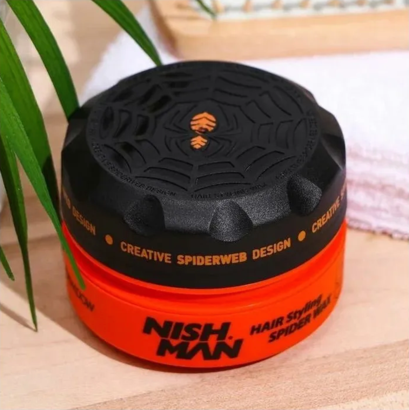 NISHMAN №S1 "SPIDER WAX BLACKWIDOW"/ Средства для укладки волос / Воск-паутинка "S1 SPIDER WAX BLACKWIDOW" средняя фиксация, 100мл