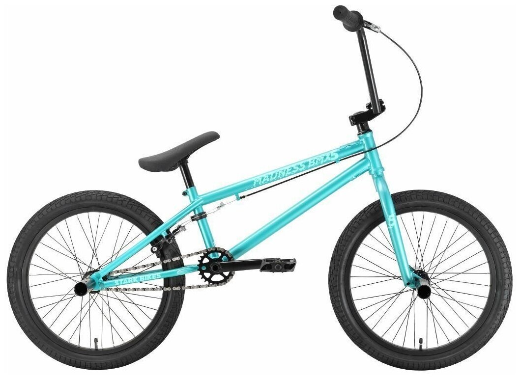 Велосипед Stark Madness BMX 5 (2022) 9" бирюзовый/зеленый