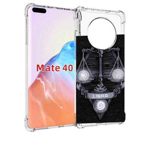 Чехол MyPads знак зодиака весы 2 для Huawei Mate 40 / Mate 40E задняя-панель-накладка-бампер чехол mypads знак зодиака рыбы 2 для huawei mate 40 mate 40e задняя панель накладка бампер