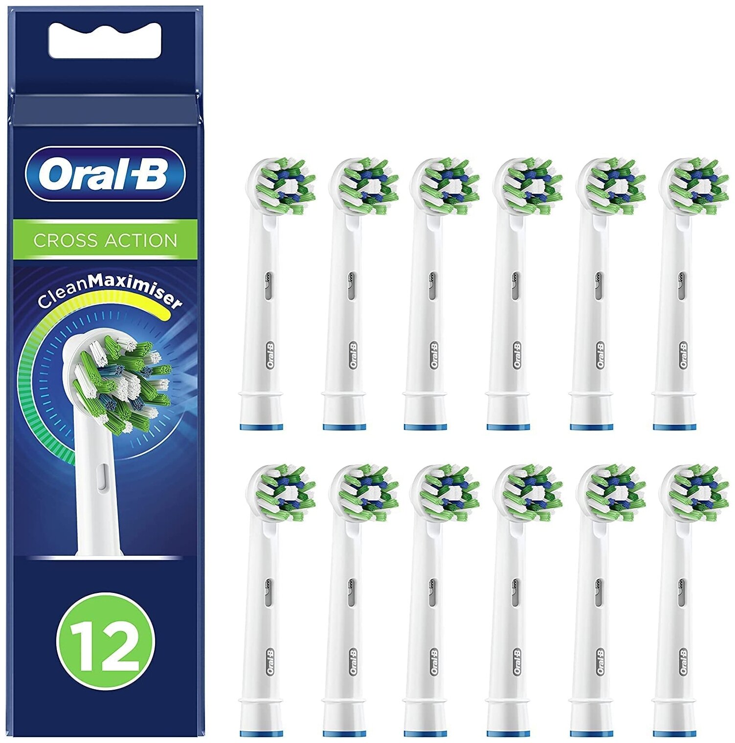 Насадка для электрической зубной щетки ORAL-B Cross Action BR2-374251, 12 шт. - фотография № 2