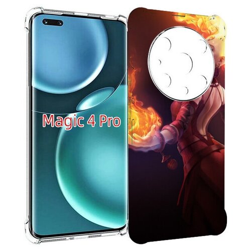 Чехол MyPads dota 2 Lina для Honor Magic4 Pro / Magic4 Ultimate задняя-панель-накладка-бампер