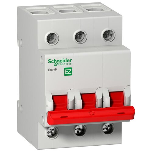 Рубильник Schneider Electric Easy9 (EZ9S16363) 3P 63А 400 В на DIN-рейку рубильник schneider electric easy9 ez9s16263 2p 63а 400 в на din рейку