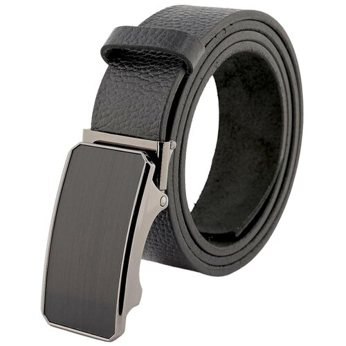 фото Ремень мужской "великан" из натуральной кожи с автоматической пряжкой-зажимом 155 см (арт. 3547) millennium