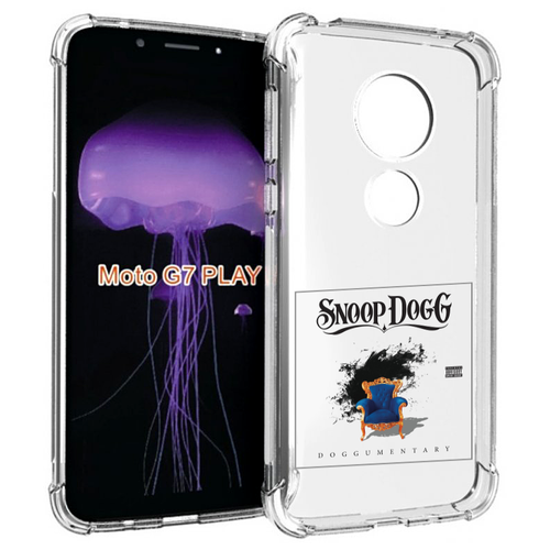 Чехол MyPads Snoop Dogg DOGGUMENTARY для Motorola Moto G7 Play задняя-панель-накладка-бампер