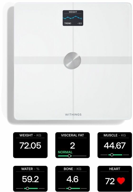 Умные весы Withings Body Smart White (WBS13-WHITE-ALL-INTER) - фотография № 3