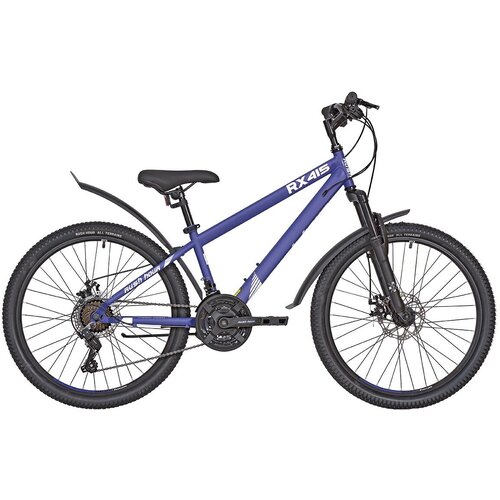 Велосипед 24 21ск RUSH HOUR RX 415 DISC ST фиолетово-синий рама 13 2404700₽