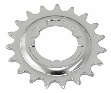 Звезда велосипедная задняя Shimano 16T (2.3 мм), сталь, серебристая, DX, ASMGEAR16SP