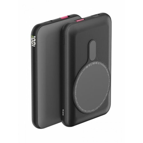 Магнитный беспроводной внешний аккумулятор Olmio QM-11 10000mAh 20W PD Серый 290000₽