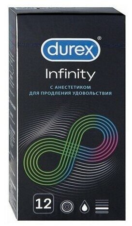 Презервативы Durex (Дюрекс) с анестетиком Infinity гладкие, вариант 2, 12 шт. Рекитт Бенкизер Хелскэар (ЮК) Лтд - фото №4