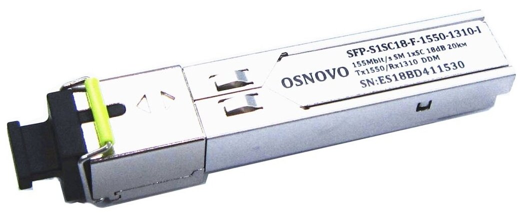 OSNOVO Модуль Osnovo SFP-S1SC18-F-1550-1310-I