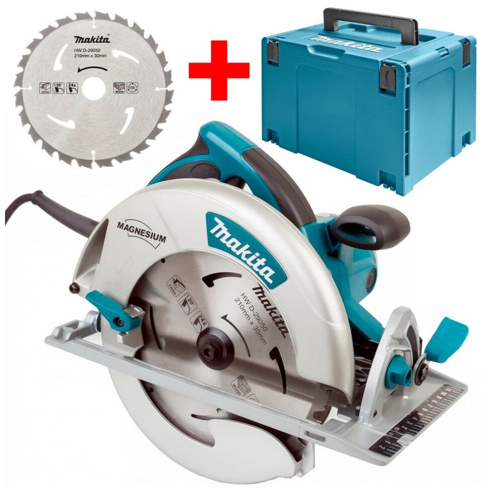 Пила дисковая Makita 5008 MGJX2 кейс + диск