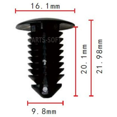 Автокреп AK778184 AK778184_Держатель внутренней отделки багажника Chrysler, Ford