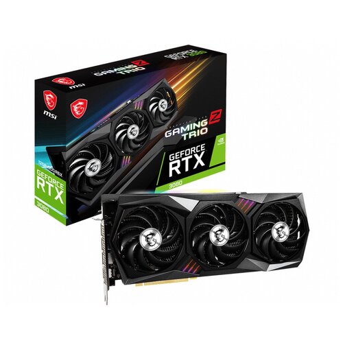 Видеокарта MSI GeForce RTX 3080 12 ГБ RTX 3080 GAMING Z TRIO 12G LHR LHR 8390000₽