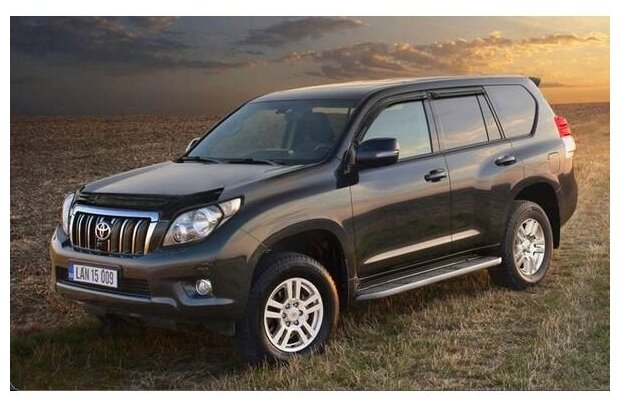 Дефлектор капота SIM STOLCP0912 для Toyota Land Cruiser Prado