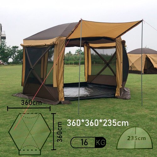 Палатка шатер MirCamping ART2905- 2TD два входа