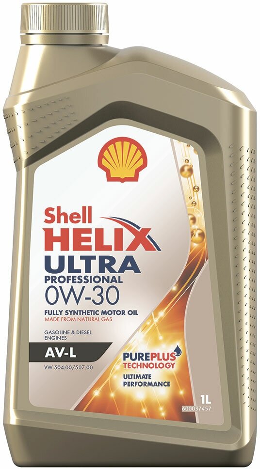 Моторное масло Shell Helix Ultra 0W30 Professional AV-L 1L (арт. 550046303) SHL-P-0W30-AVL-1L