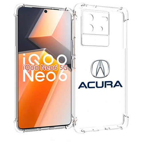 Чехол MyPads acura-акура-2 для Vivo iQoo Neo 6 5G задняя-панель-накладка-бампер
