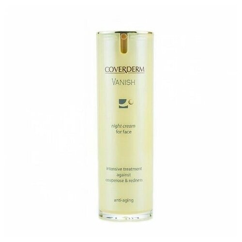 Ночной крем для лица Coverderm Vanish Night Cream Couperose and Redness