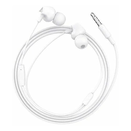 Внутриканальные стерео наушники M60 Perfect микрофон кнопка ответа кабель 12м белые 24900₽