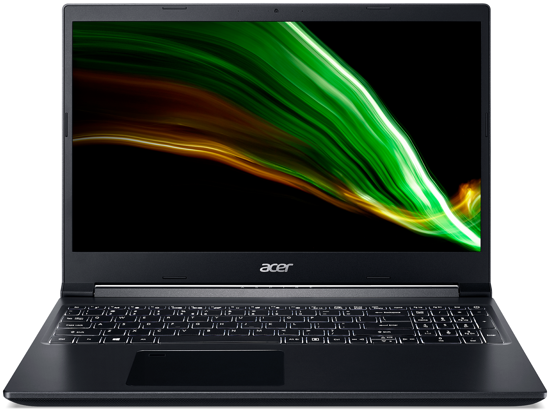 15.6" Ноутбук Acer Aspire 7 A715-42G-R76W 1920x1080, AMD Ryzen 7 5700U 1.8 ГГц, RAM 16 ГБ, DDR4, SSD 512 ГБ, NVIDIA GeForce RTX 3050, Endless OS, NH.QE5ER.001, черный