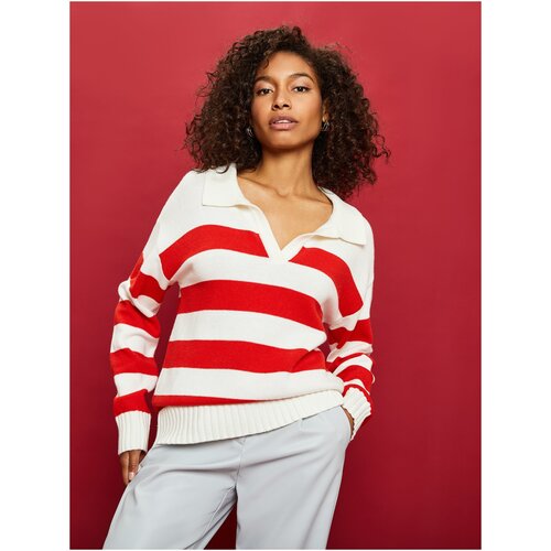 фото Свитер женский, джемпер женский, кофта женская, красная кт/вт/дж-2208 (46) ronroc