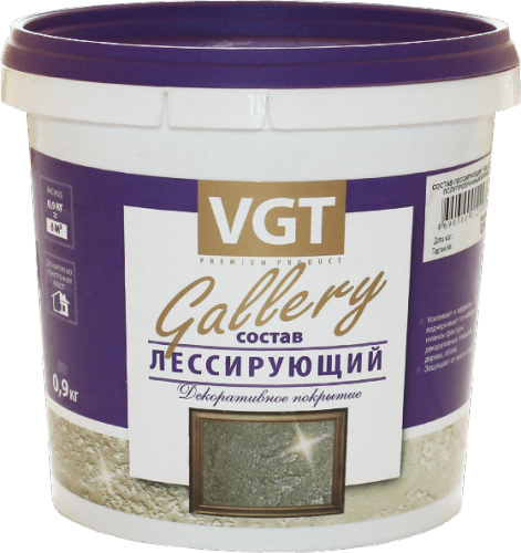 VGT GALLERY / ВГТ лессирующий состав для декоративных штукатурок 2,2кг