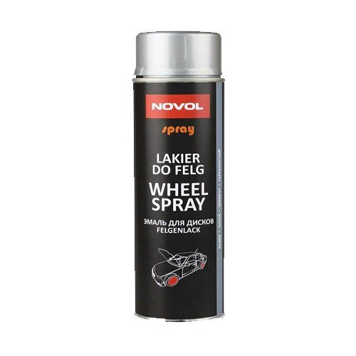 Акриловая эмаль для дисков Novol WHEEL SPRAY серебряный 500мл аэрозоль 1099₽