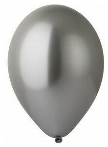 Шар латексный ненадутый И 5"/89 Хром Shiny Silver 13 см (100 в уп)