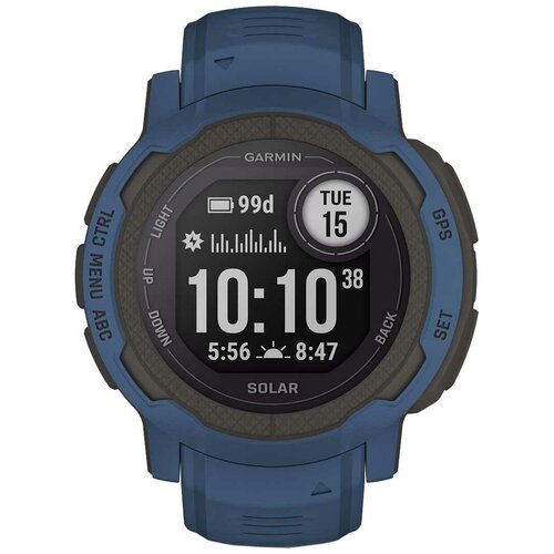 Спортивные наручные часы Garmin Instinct 2 Solar Tidal Blue GPS 010-02627-06