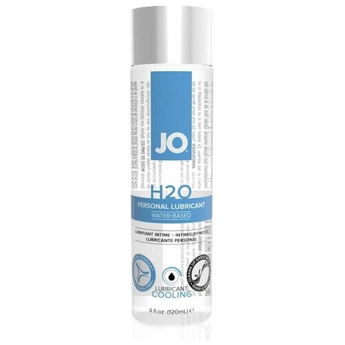 Охлаждающий лубрикант на водной основе JO Personal Lubricant H2O COOLING - 120 мл, System JO,