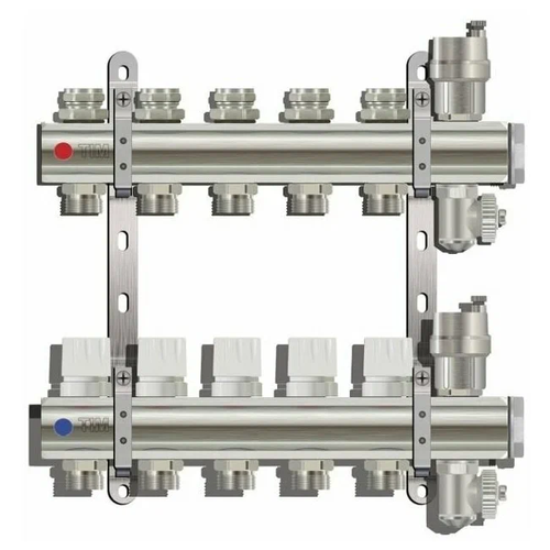 Коллекторная группа TIM KB005 для радиаторного отопления 1, 5 выхода 3/4