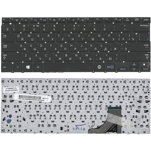 шлейф матрицы для ноутбука samsung np530u3c np530u3b np535u3c Клавиатура для ноутбука Samsung 530U3B p/n: BA59-03254C, BA59-03254D, CNBA5903254CBIH