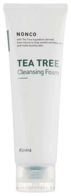 Пенка для умывания с чайным деревом для проблемной кожи A'PIEU Nonco Tea Tree Cleansing Foam 130ml