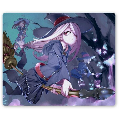 Коврик для мышки прямоугольный Little Witch Academia Kagari Atsuko, Lotte Yanson, Sucy Manbavaran anime little witch academia acrylic keychain cartoon figure diana cavendish sucy manbavaran pendant keyring gifts accessories