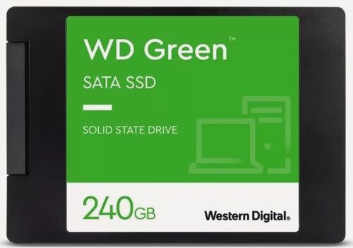 Изображение товара SSD диск Western Digital WD Green, 240Гб, 2.5", SATA (WDS240G3G0A)