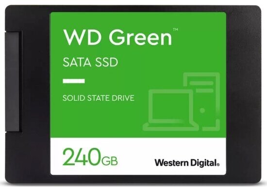 SSD диск Western Digital WD 2.5" Green 240Gb SATA III TLC (WDS240G3G0A)