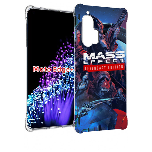 Чехол MyPads Mass Effect Legendary Edition для Motorola Edge+ Plus задняя-панель-накладка-бампер чехол mypads mass effect legendary edition для motorola moto g32 задняя панель накладка бампер