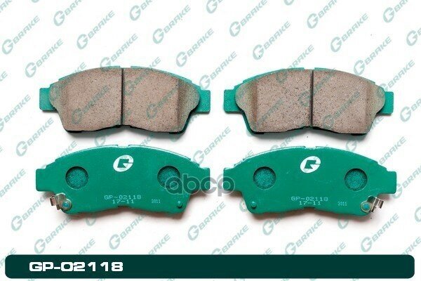 Gp-02118 G-Brake Колодки Тормозные Дисковые GBRAKE арт. GP-02118