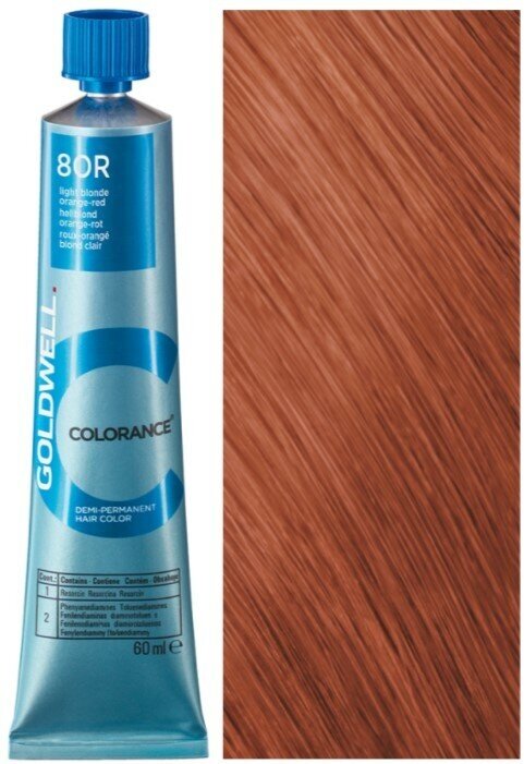 Goldwell Colorance тонирующая краска для волос, 8OR красное золото, 60 мл