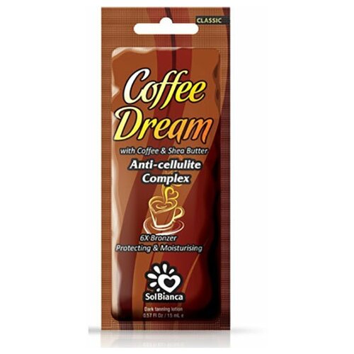 SolBianca крем для загара в солярии Coffee Dream , 15 мл крем автозагар для тела solbianca coffee dream 125 мл