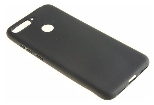Силиконовый чехол TPU Case матовый для Huawei Honor 7A prime черный
