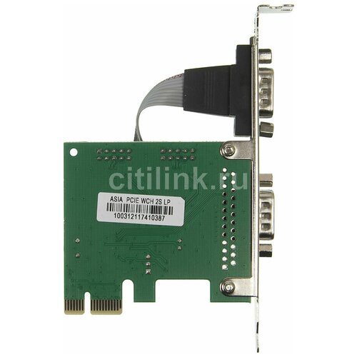 Контроллер PCI-E WCH382 2xCOM Ret контроллер asia ms9904 asia pcie 4s pci e 4xcom ret