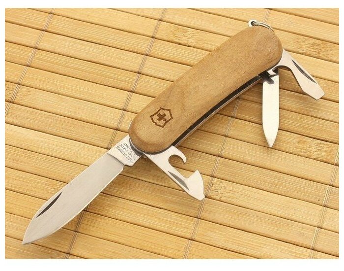 Нож перочинный Victorinox EvoWood 10 (2.3801.63) 85мм 11функций дерево карт.коробка - фото №7