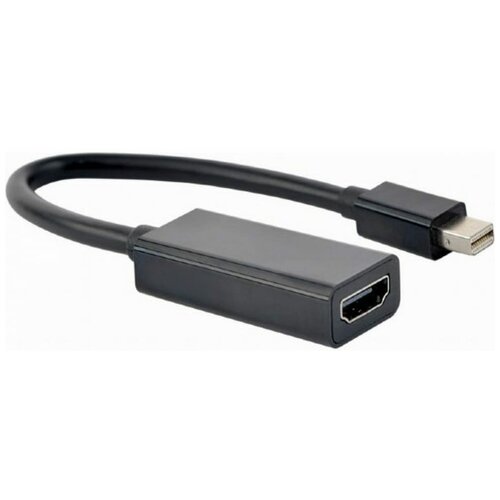 Аксессуар Gembird Cablexpert miniDisplayPort - HDMI 15cm Black A-mDPM-HDMIF4K-01